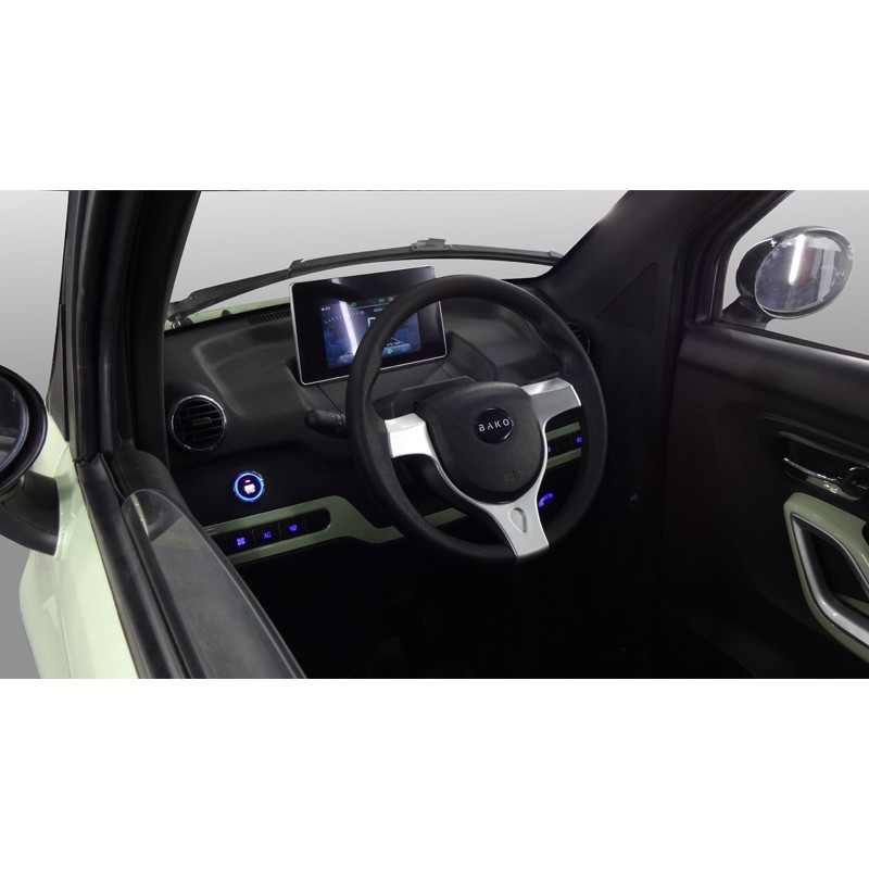 Voiture Électrique et Solaire BAKO BEE WAVE - Blanc